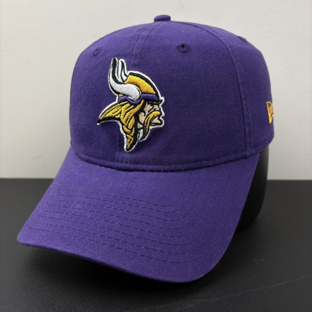 New Era Minnesota Vikings Strapback 9TWENTY Hat Purple Adjustable NFL Dad Cap